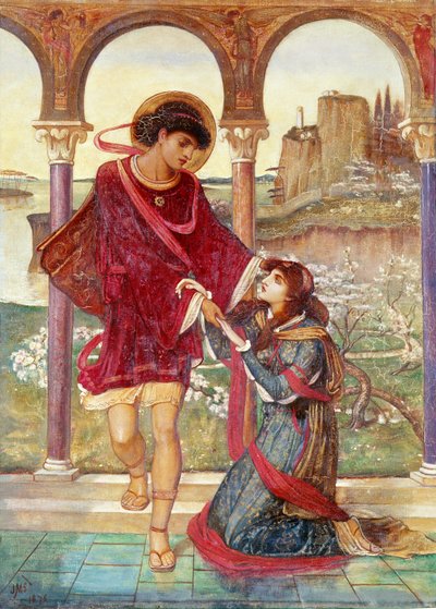 Tristan et Iseult, 1876 - John Melhuish Strudwick